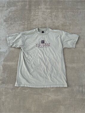 Vintage Safari OlTukai Kenya Men’s Short Sleeve Logo T-Shirt Beige size L